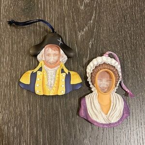 George Washington & Martha Washington Photo Ornaments